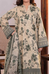 NUSLW3036 Printed Lawn Suit - Unstitched 3Pc