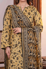 NUSLW3033 Printed Lawn Suit - Unstitched 3Pc