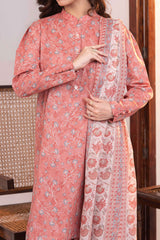 NPSLW3099 Printed Lawn Suit - Stitched 3Pc