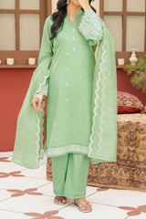 NPSLE3131 Chiness Lawn Suit - Stitched 3Pc