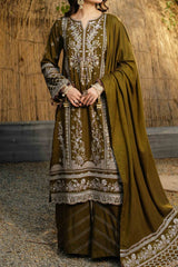 EUCALYPTUS - Peach Embroidered  (3Pcs) - 3203