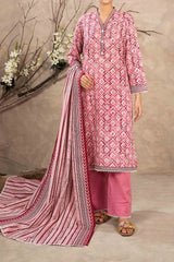 NUW3057 Digital Printed Khaddar Suit - 3 Piece