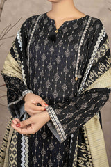 NUW3058 Digital Printed Khaddar Suit - 3 Piece