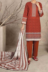 NUW3065 Digital Printed Khaddar Suit - 3 Piece