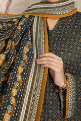 NUW3060 Digital Printed Khaddar Suit - 3 Piece