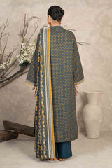 NUW3060 Digital Printed Khaddar Suit - 3 Piece