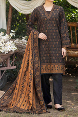 NUW3075 Digital Printed Khaddar Suit - 3 Piece