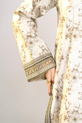 NUSLW3028 Printed Lawn Suit - Unstitched 3Pc