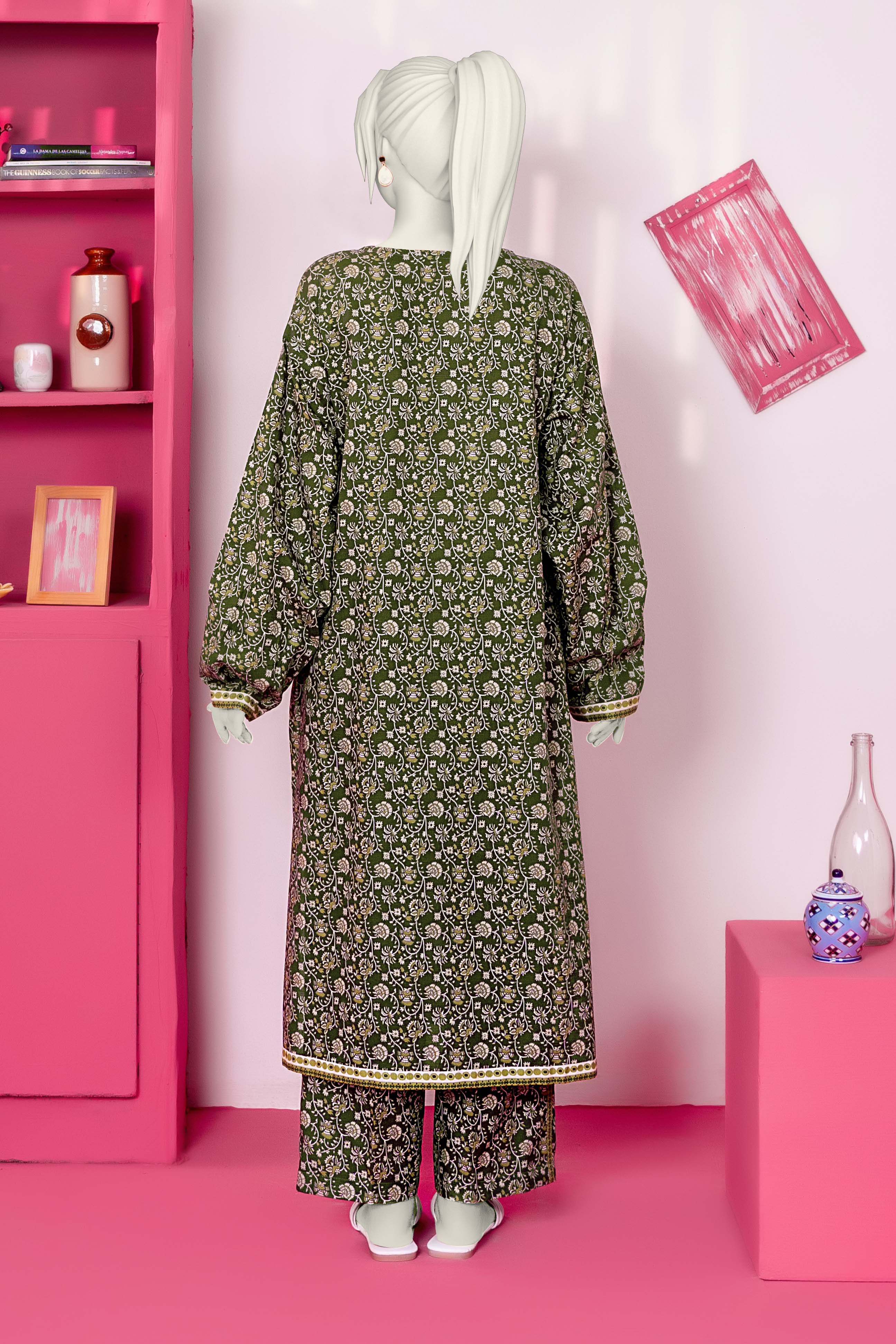 NPW2040 Khaddar Co-Ord - Stitched 2 Pc