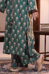 NUSLW3039 Printed Lawn Suit - Unstitched 3Pc