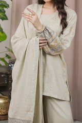 VANILLA - Unstitched Velvet Jacquard Suit (3 Piece) 3198