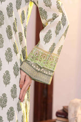 NUSLW3034 Printed Lawn Suit - Unstitched 3Pc