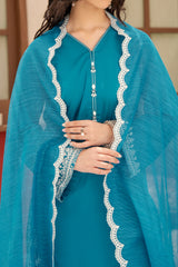 NPSLE3134 Chiness Lawn Suit - Stitched 3Pc
