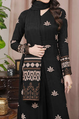 NOIR - Unstitched Velvet Jacquard Suit (3 Piece) 3196