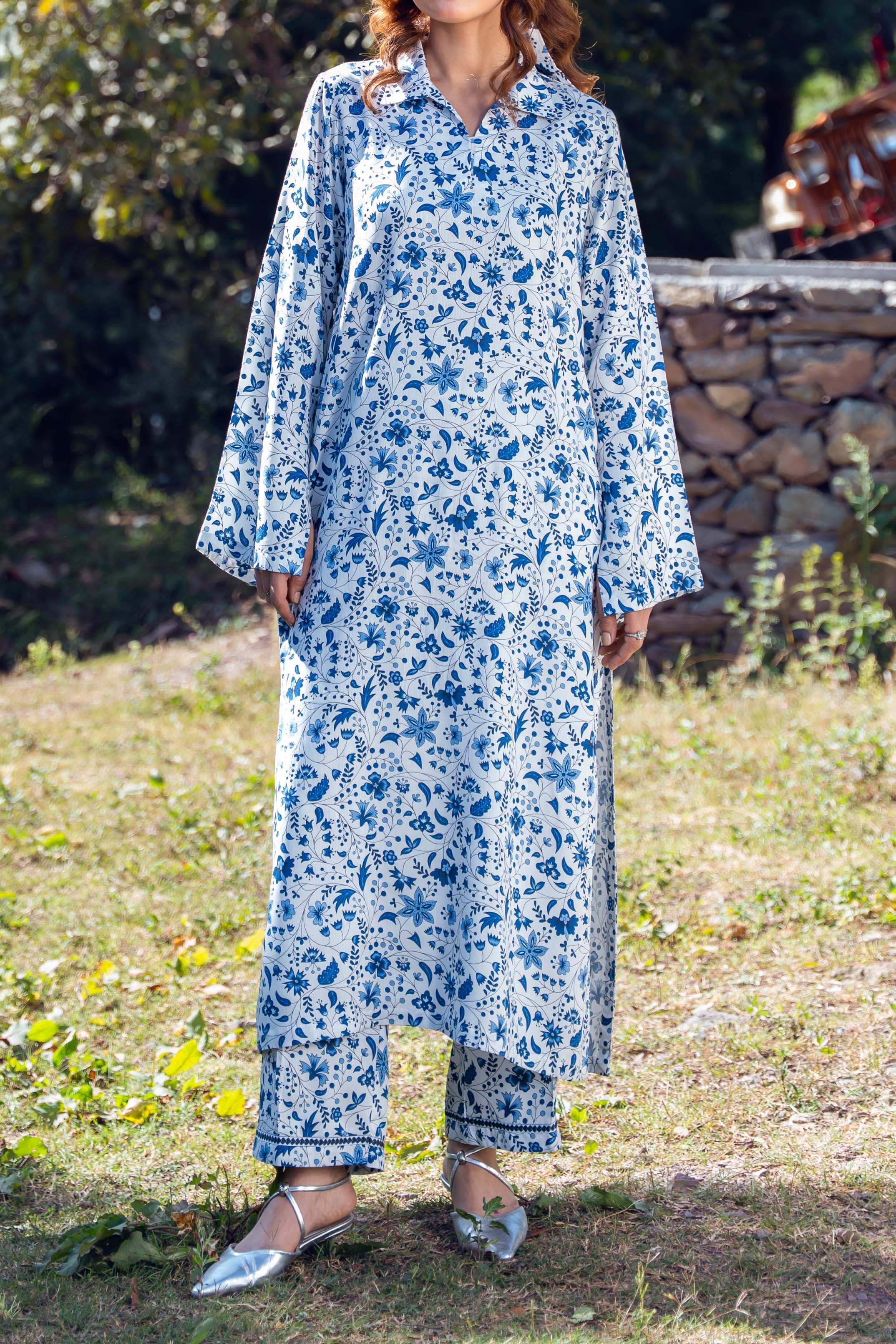 RHEA - Digital Printed Stitched 2 Pc - 2055