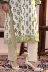 NUSLW3034 Printed Lawn Suit - Unstitched 3Pc