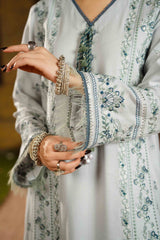 SYLVIE - Peach Embroidered (3Pcs) - 3210