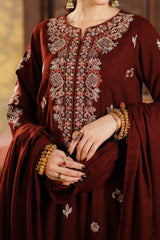 CRAN - Peach Embroidered (3Pcs) - 3212