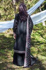 NUSLCE3151 Embroidered Cambric Suit - Unstitched 3Pc