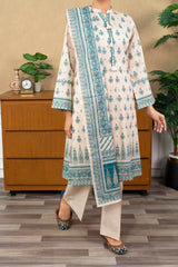 NUSL3240 Printed Lawn Suit - Unstitched 3Pc