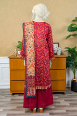 NUSL3233 Printed Lawn Suit - Unstitched 3Pc