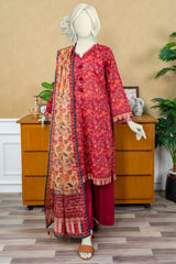 NUSL3233 Printed Lawn Suit - Unstitched 3Pc