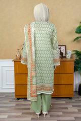 NUSL3234 Printed Lawn Suit - Unstitched 3Pc