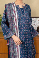 NUSL3239 Printed Lawn Suit - Unstitched 3Pc
