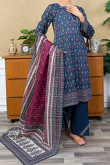 NUSL3239 Printed Lawn Suit - Unstitched 3Pc
