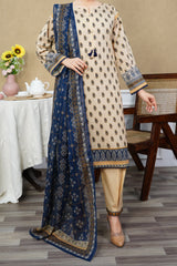NPSL3114 Digital Printed Lawn Suit - Stitched 3 PC