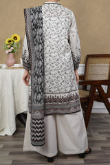 NUSL3264 Printed Lawn Suit - Unstitched 3Pc