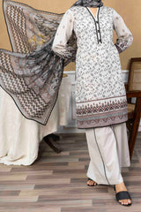 NPSL3115 Digital Printed Lawn Suit - Stitched 3 PC