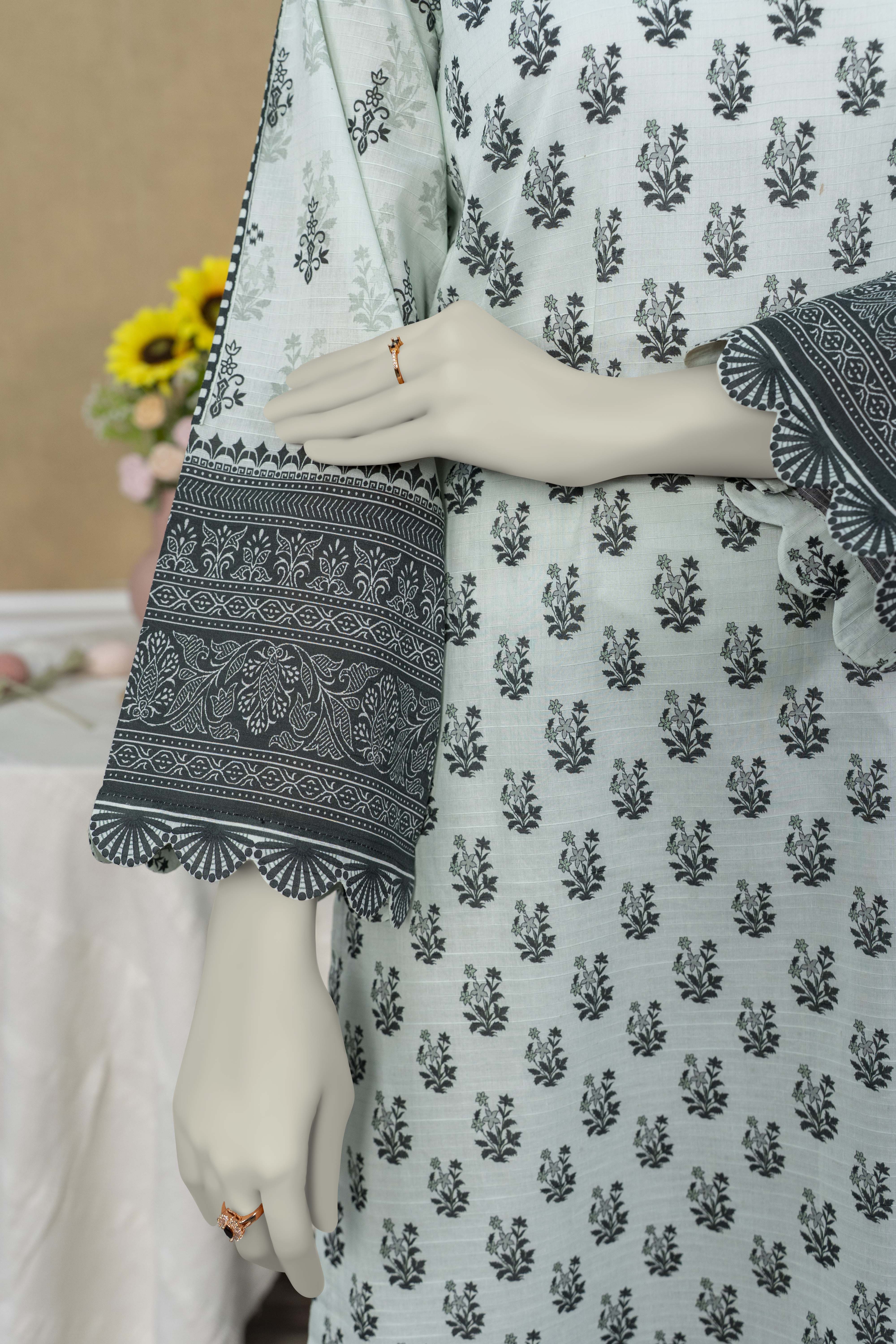NPSL3172 Digital Printed Lawn Suit - Stitched 3 PC