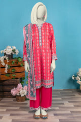 NUSL3276 Printed Lawn Suit - Unstitched 3Pc