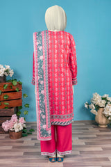 NUSL3276 Printed Lawn Suit - Unstitched 3Pc