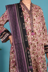 NUSL3281 Printed Lawn Suit - Unstitched 3Pc
