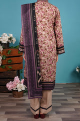 NUSL3281 Printed Lawn Suit - Unstitched 3Pc