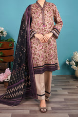 NUSL3281 Printed Lawn Suit - Unstitched 3Pc