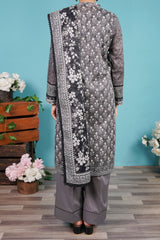 NUSL3279 Printed Lawn Suit - Unstitched 3Pc