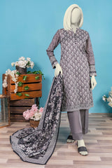 NUSL3279 Printed Lawn Suit - Unstitched 3Pc