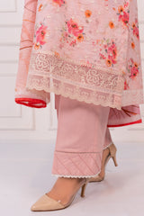 NPSE3153 Printed Embroidered Lawn Suit - 3 Piece