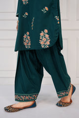 NPSE2066 Embroidered Cambric Suit - Stitched 2 Pc