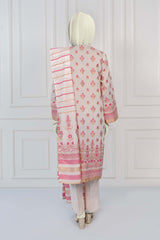 NUSJ3294 Jacquard Lawn Suit - Unstitched 3Pc