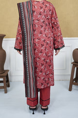 NUSL3220 Printed Lawn Suit - Unstitched 3Pc