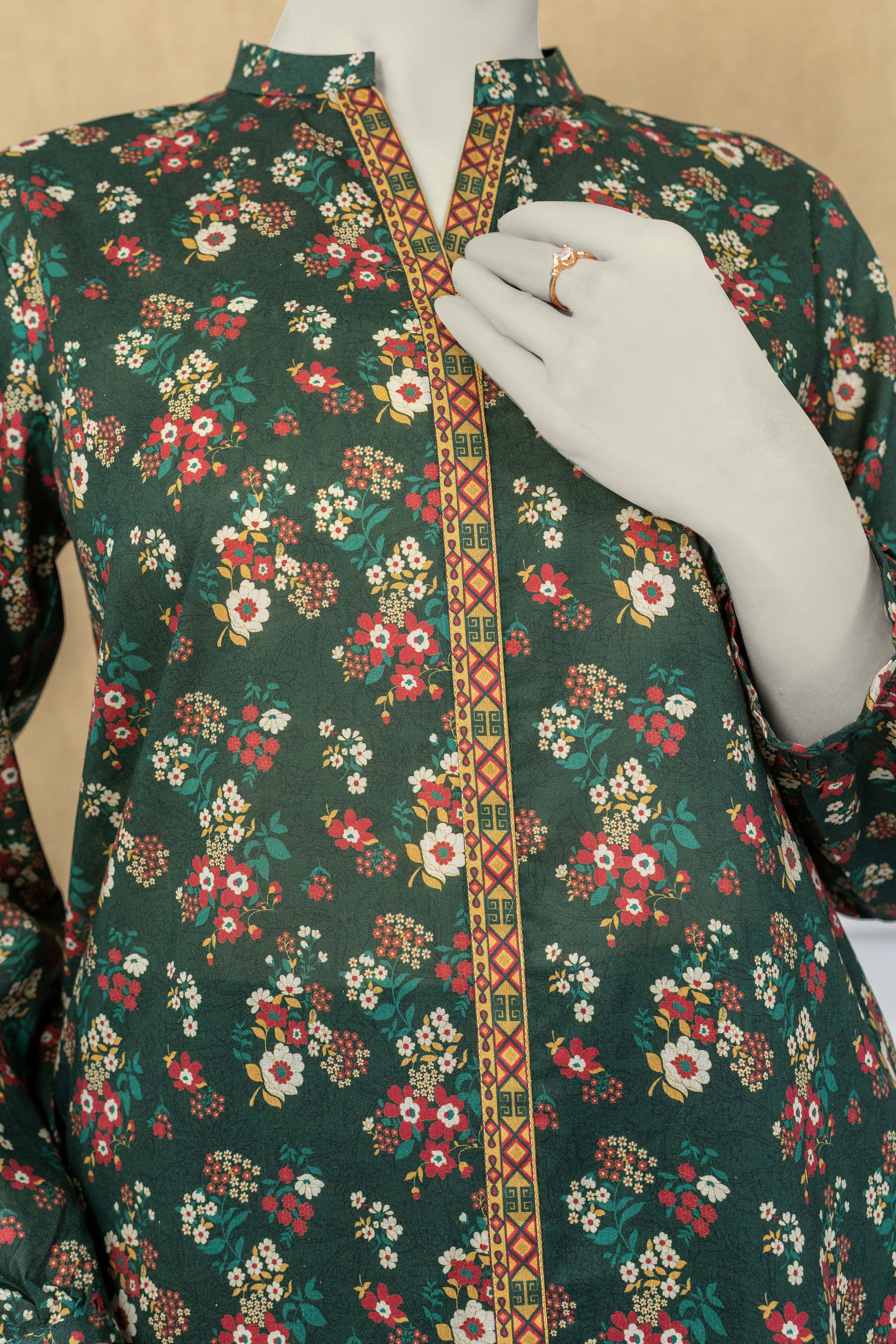 NUSL3217 Printed Lawn Suit - Unstitched 3Pc