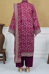 NUSL3214 Printed Lawn Suit - Unstitched 3Pc
