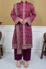 NUSL3214 Printed Lawn Suit - Unstitched 3Pc