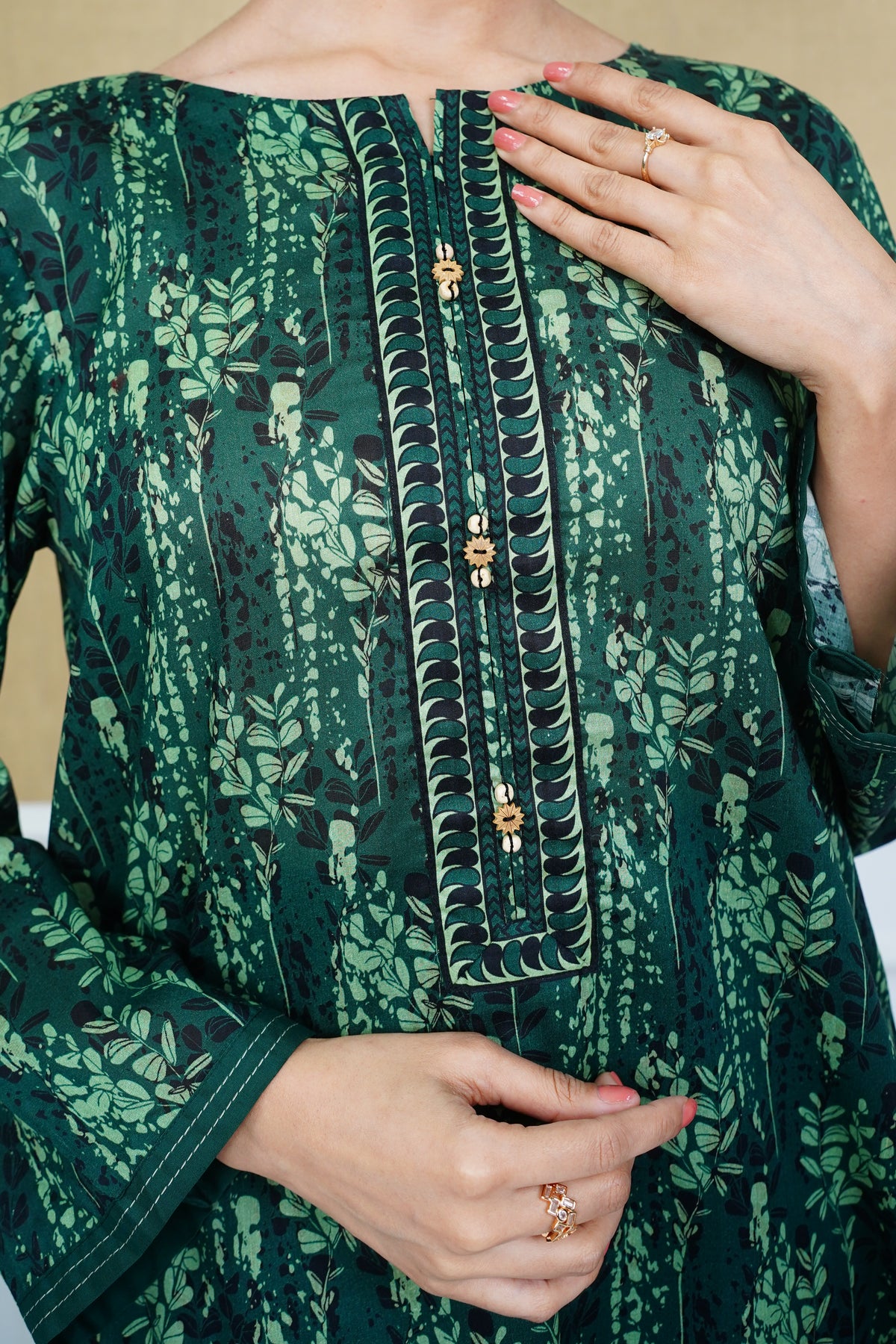 NUSL3221 Printed Lawn Suit - Unstitched 3Pc