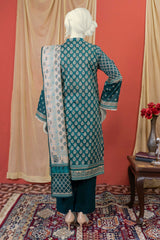 NUSL3244 Printed Lawn Suit - Unstitched 3Pc
