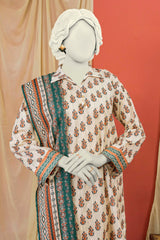 NUSL3248 Printed Lawn Suit - Unstitched 3Pc